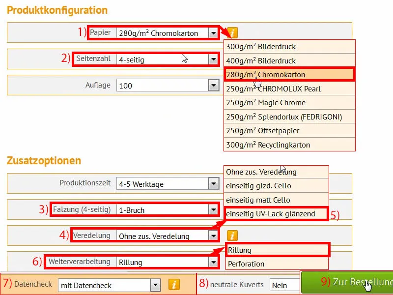 Concevoir, embellir et imprimer professionnellement une carte pliante Partie 2