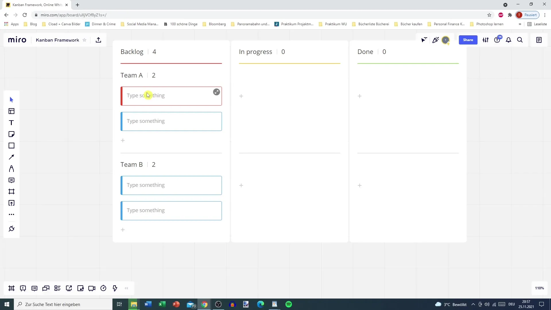 Preparar eficazmente el tablero Kanban para proyectos