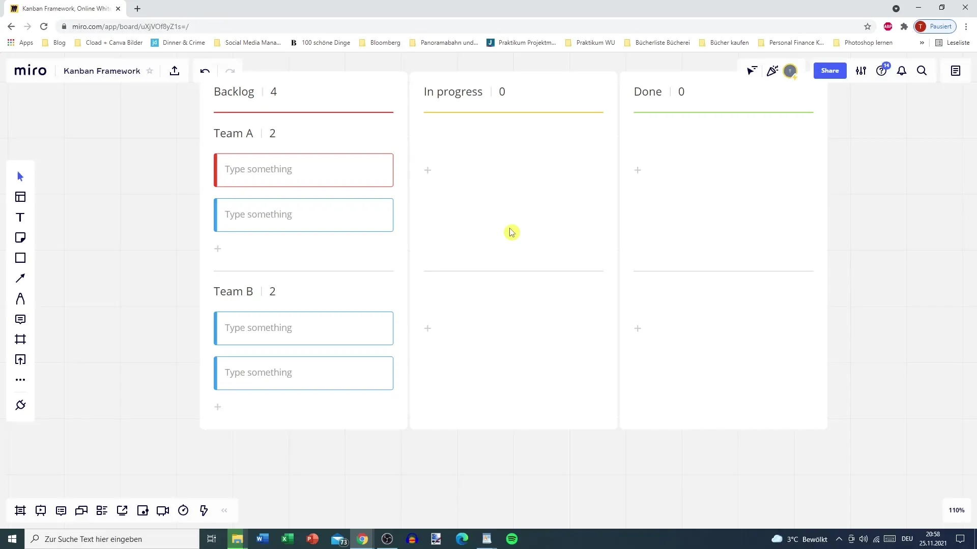 Valmistele Kanban-taulu tehokkaasti projekteille