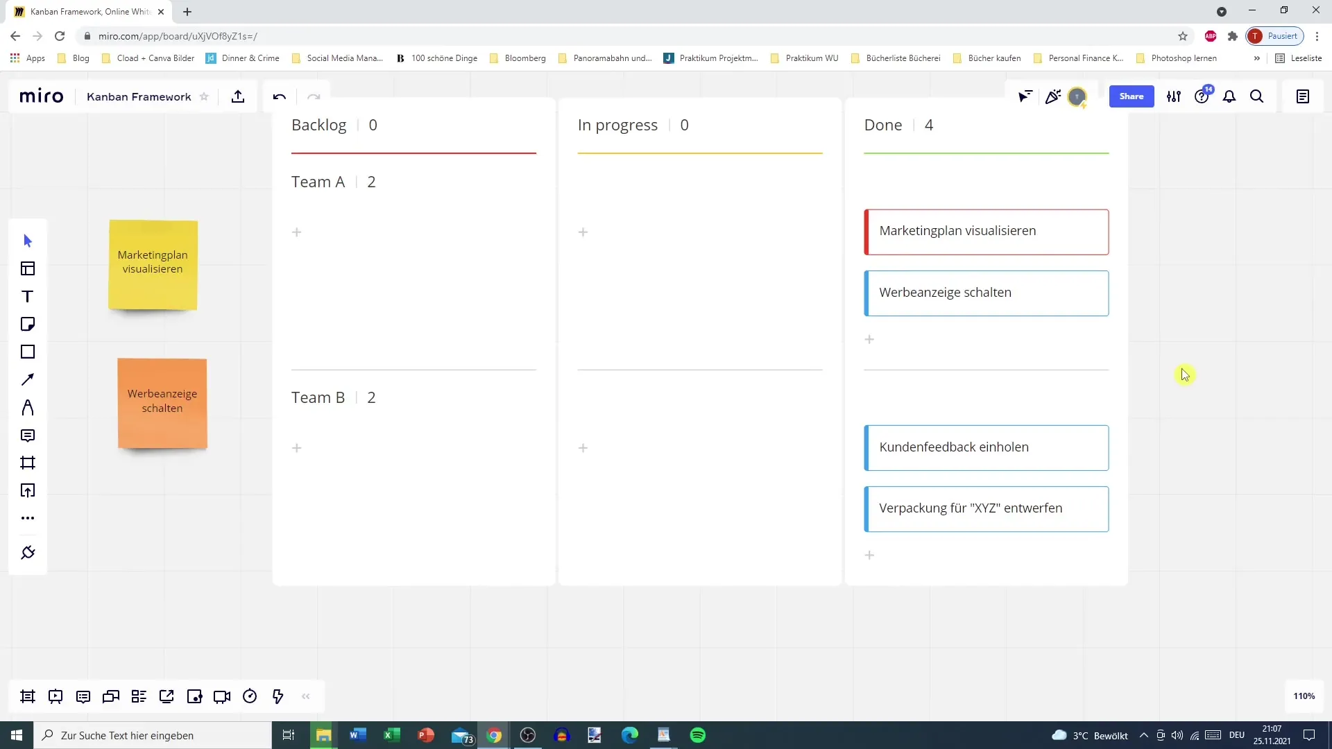 Bekerja secara efektif dengan Kanban - Langkah demi langkah