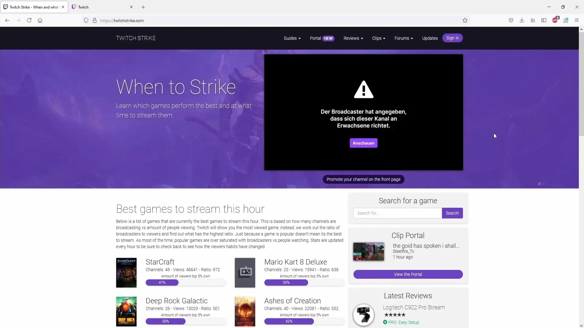 Increase your number of viewers with Twitch Strike for Twitch