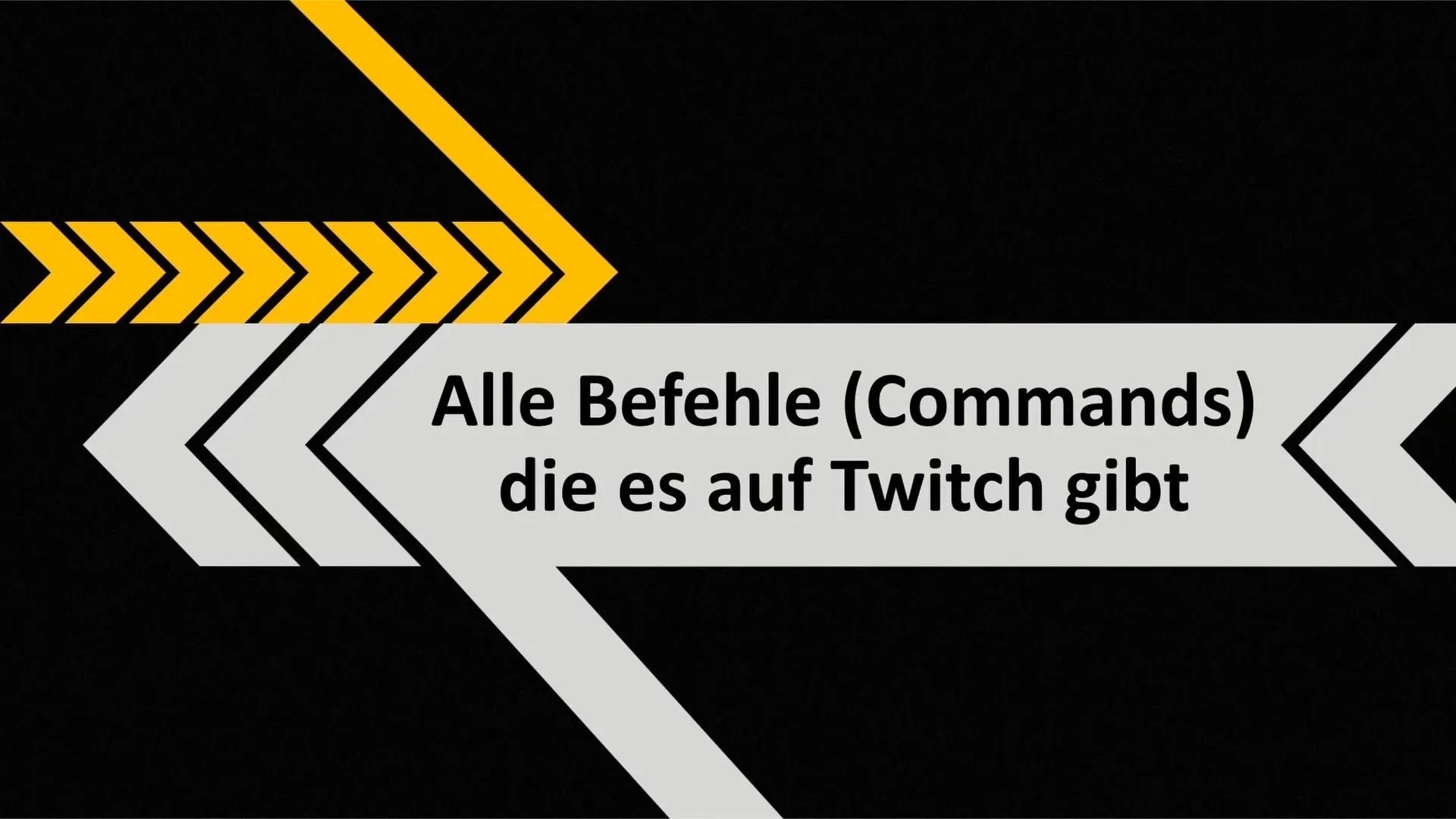 All Twitch commands clearly explained