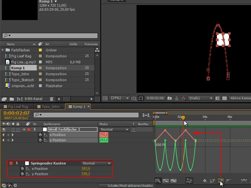 Animatie gemakkelijk gemaakt: Kantelende bal - overlapping van animaties.