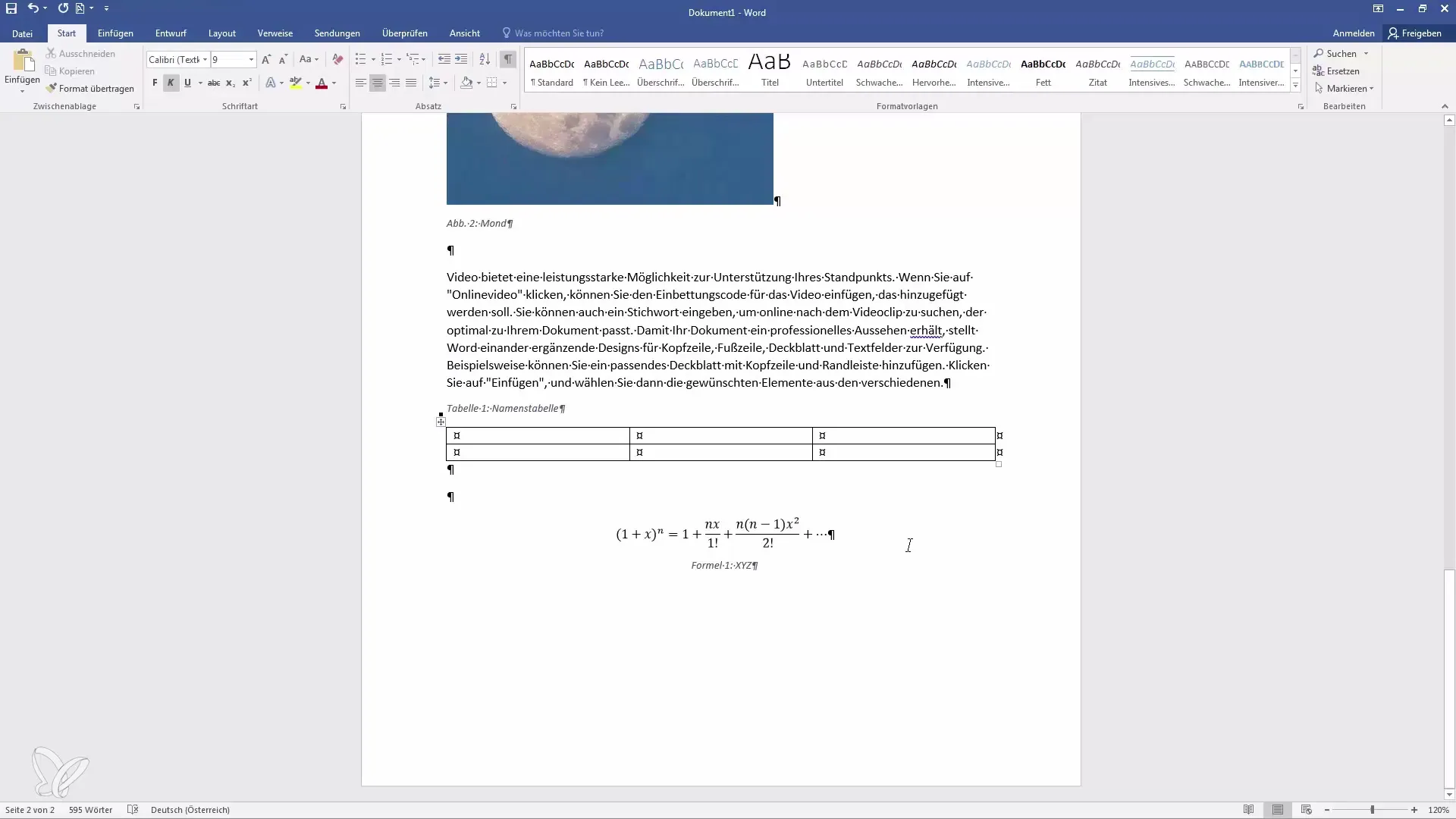 Professionaalne suhtlus tekstide ja jooniste registritega Wordis