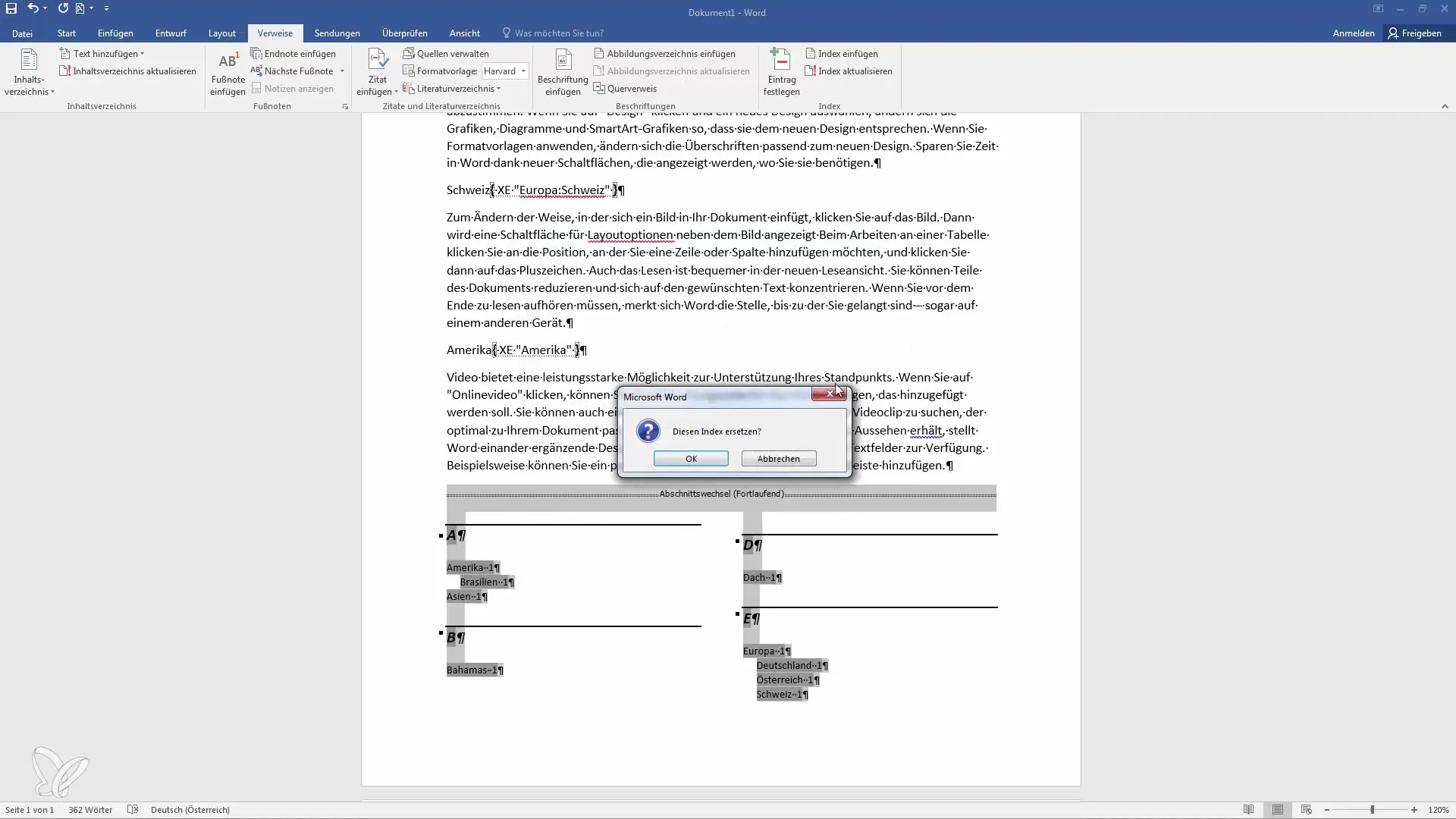 Създаване на индекс в Word - стъпка по стъпка към идеалното съдържание