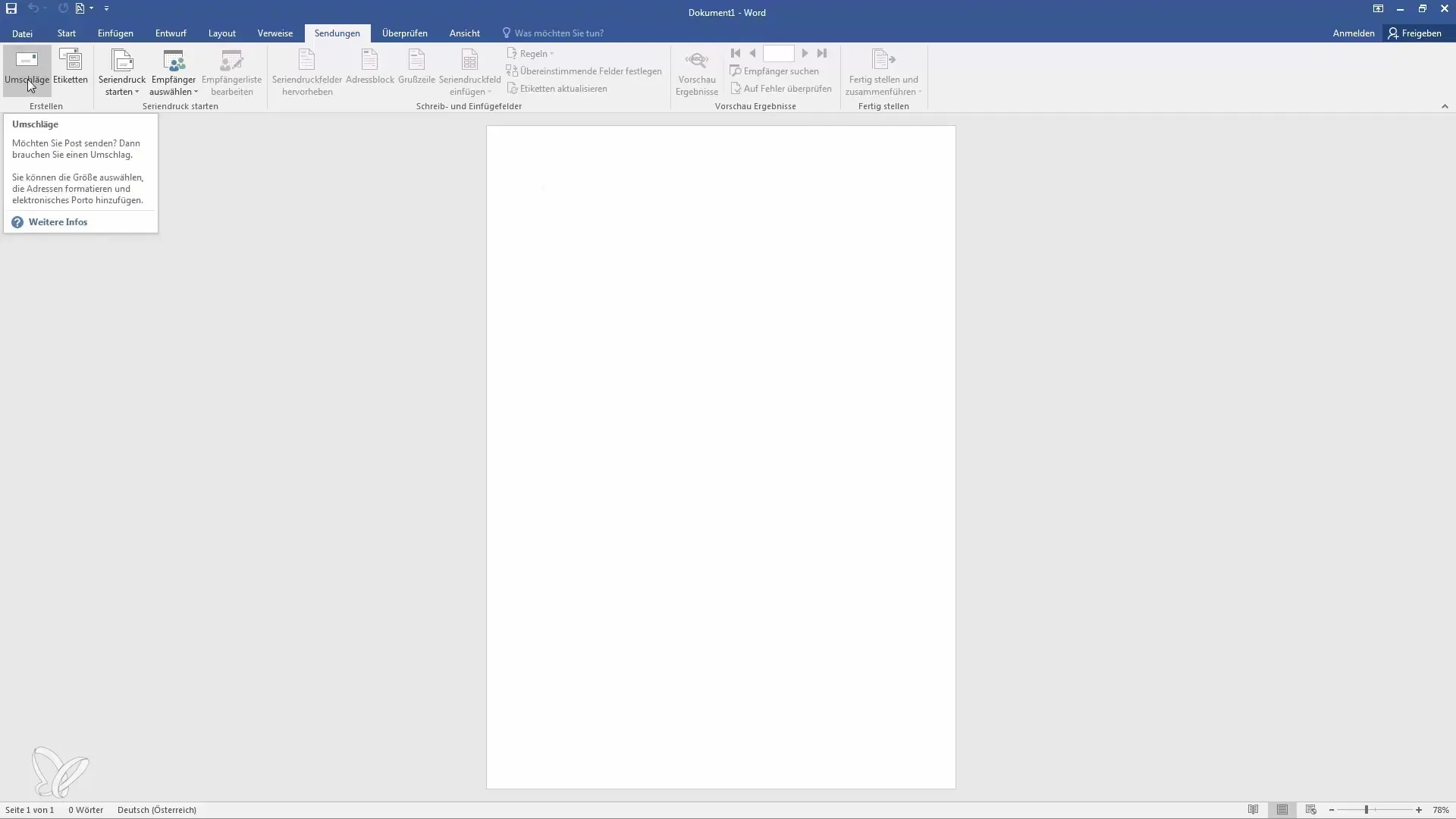 Imprimir envelopes de forma rápida e fácil com o Word