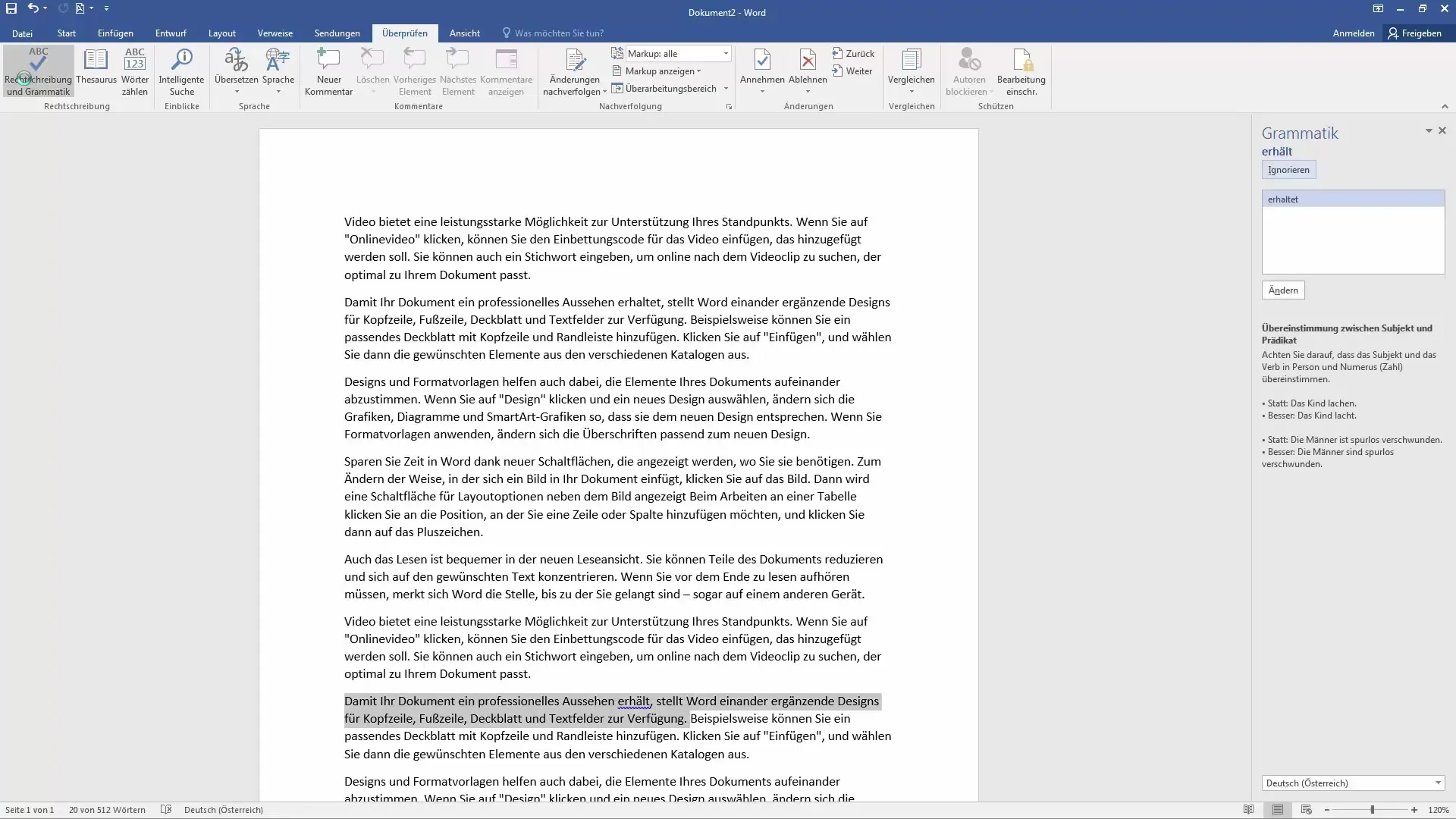 Spellingscontrole in Word - optimalisatie door het woordenboek