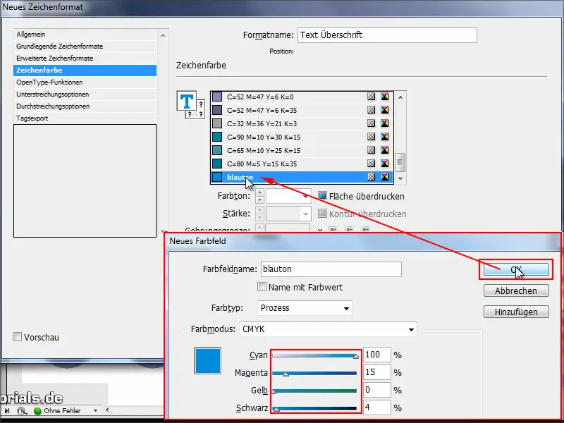 Tipy a triky k programu Adobe InDesign: Rýchle pridanie nových fariebnych polí.