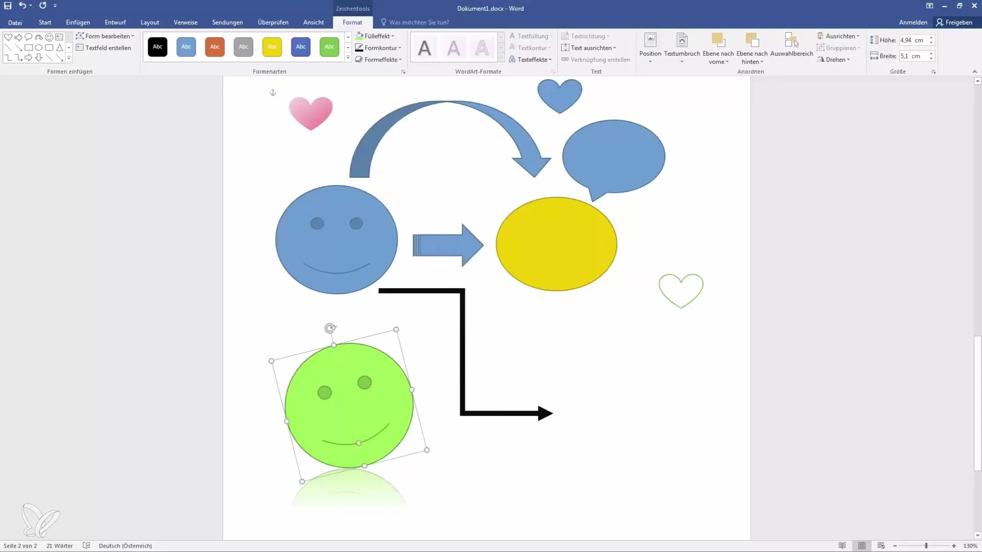 Memanfaatkan formulir dengan efisien di Word