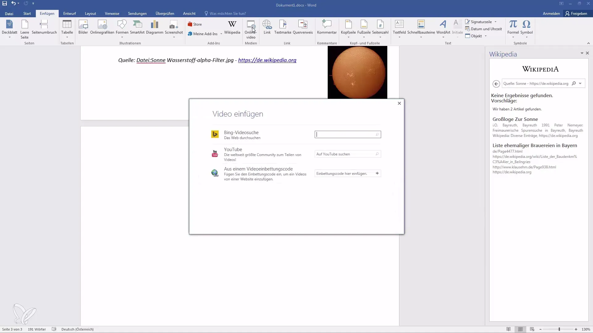 Integre e reproduza vídeos de forma eficiente em documentos do Word