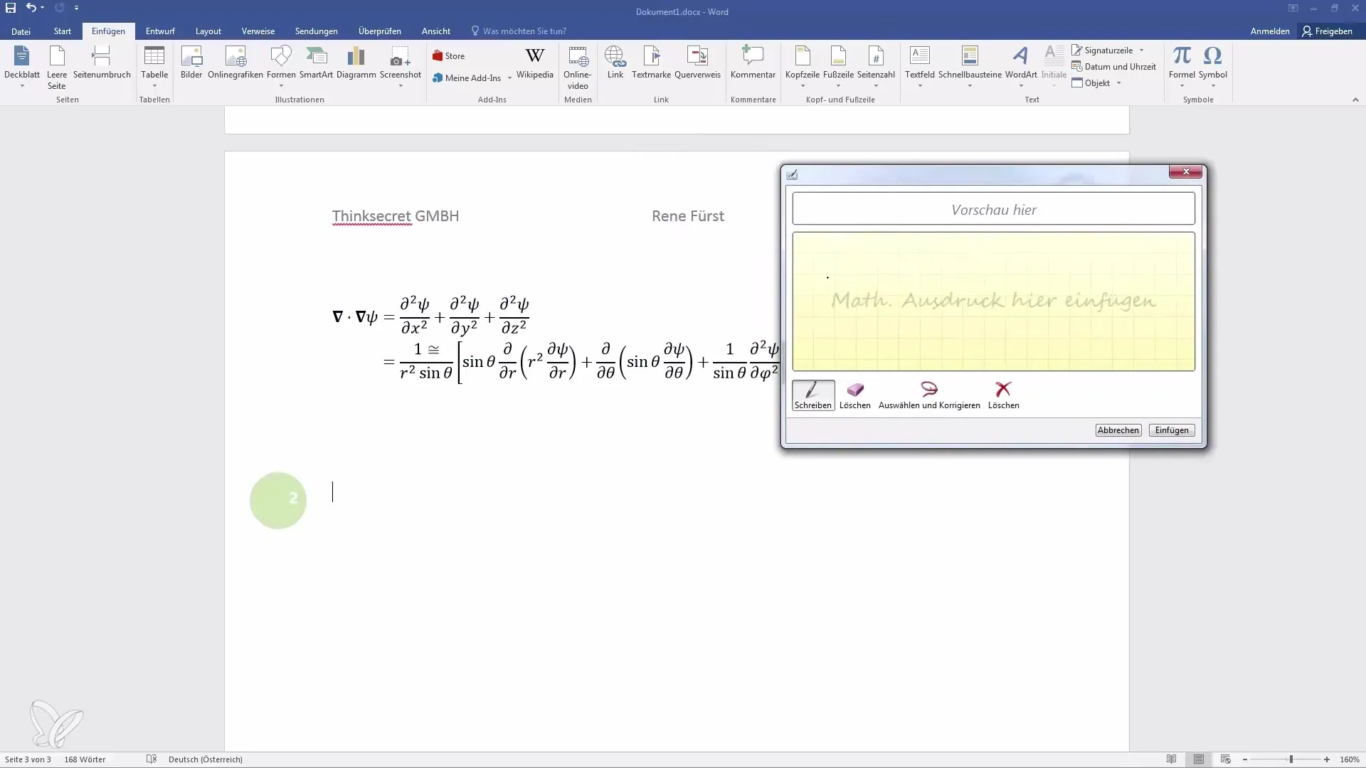 Inserir eficazmente fórmulas e símbolos matemáticos no Word