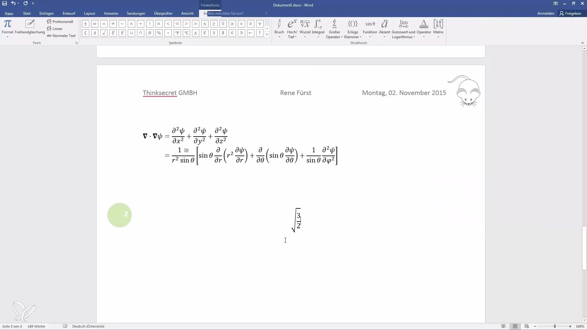 Insérer efficacement des formules mathématiques et des symboles dans Word