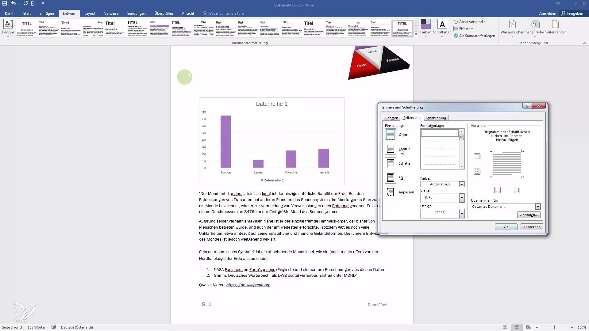 Penyusunan margin halaman yang efektif di Word