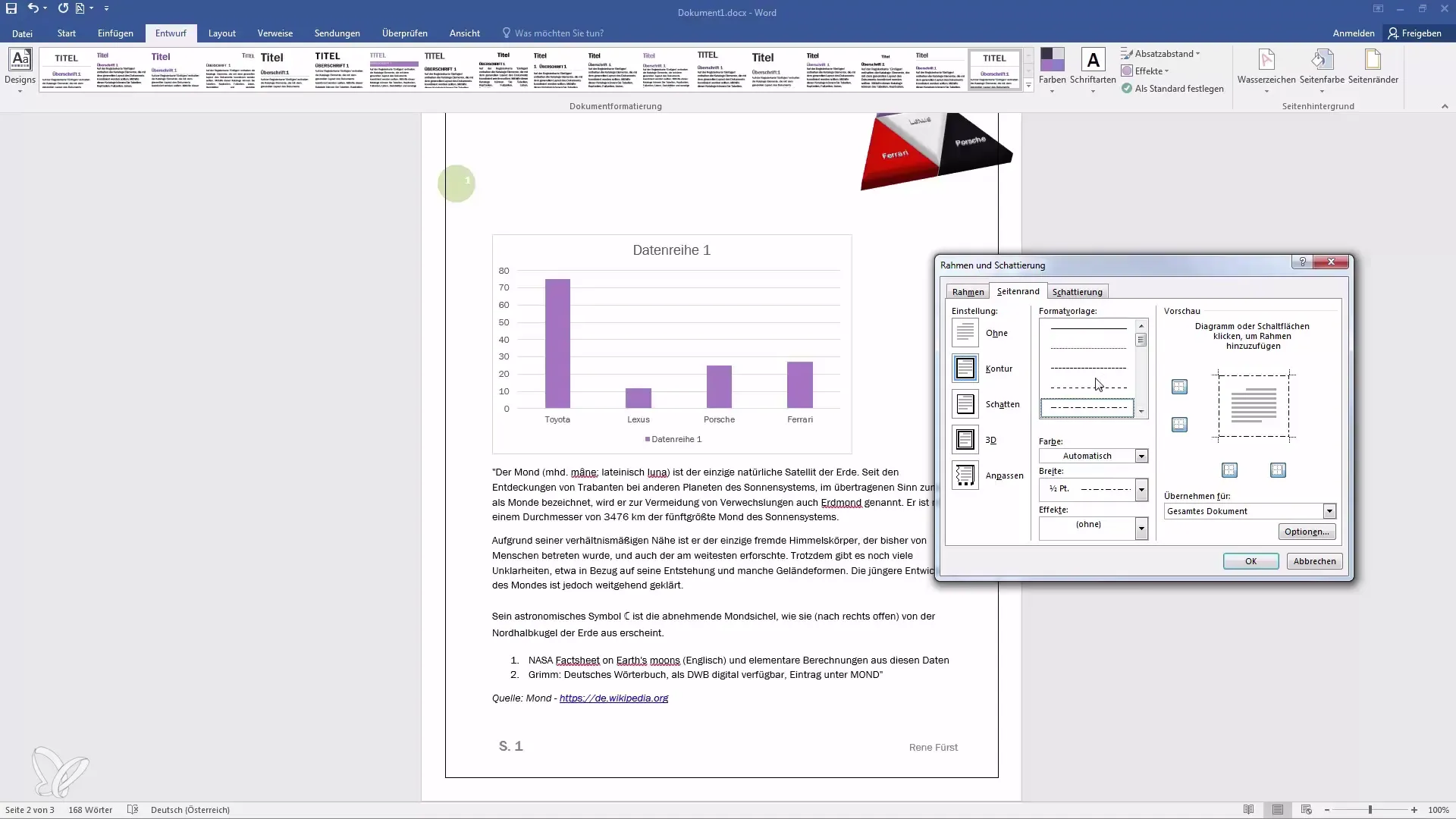 Pengaturan margin halaman yang efektif di Word