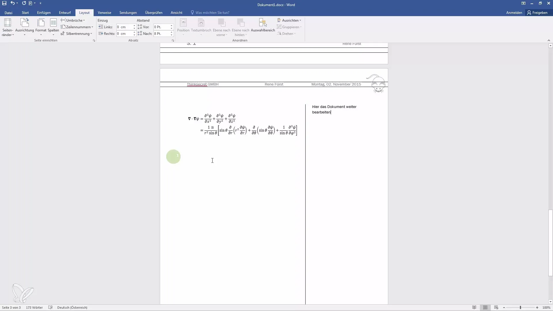 Membuat dokumen Word profesional - margin halaman, orientasi, dan kolom