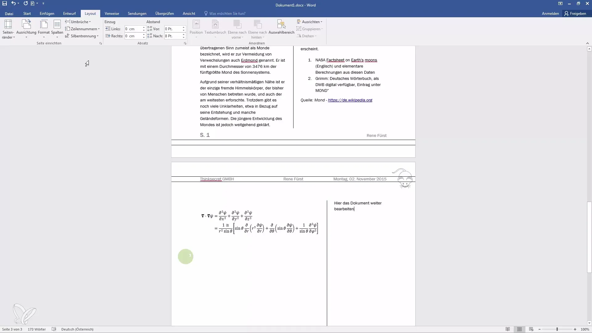 Membuat Dokumen Word yang Profesional - Margin, Posisi Halaman, dan Kolom