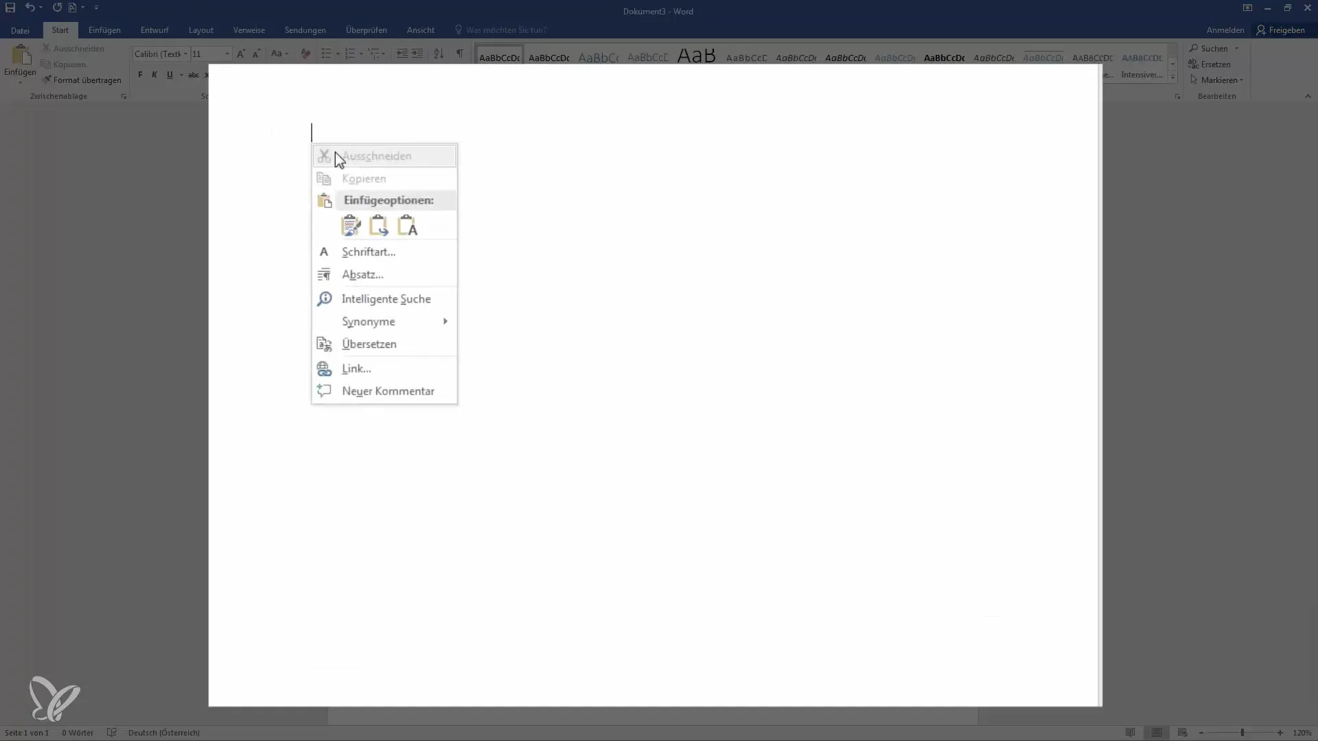 Membuat file contoh yang efektif di Word