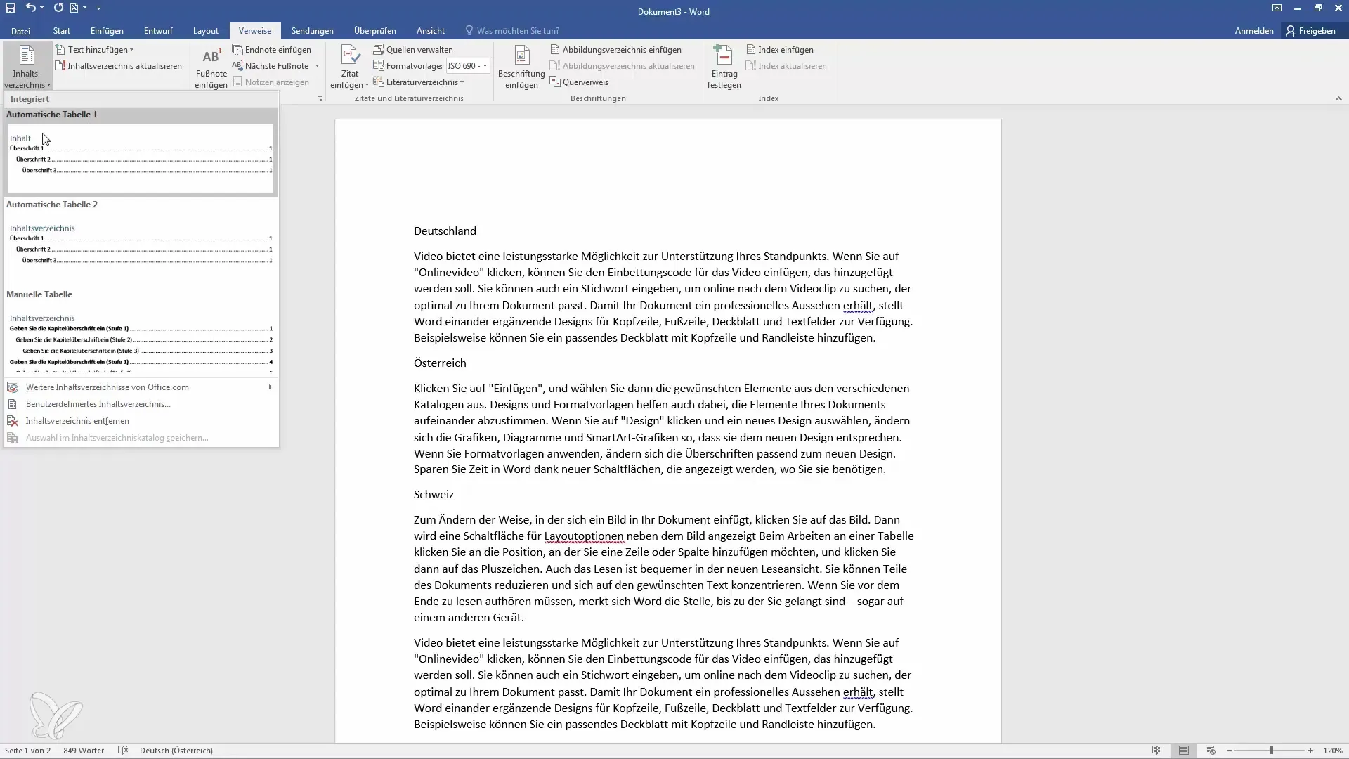 Crear un índice manualmente en Word de forma efectiva