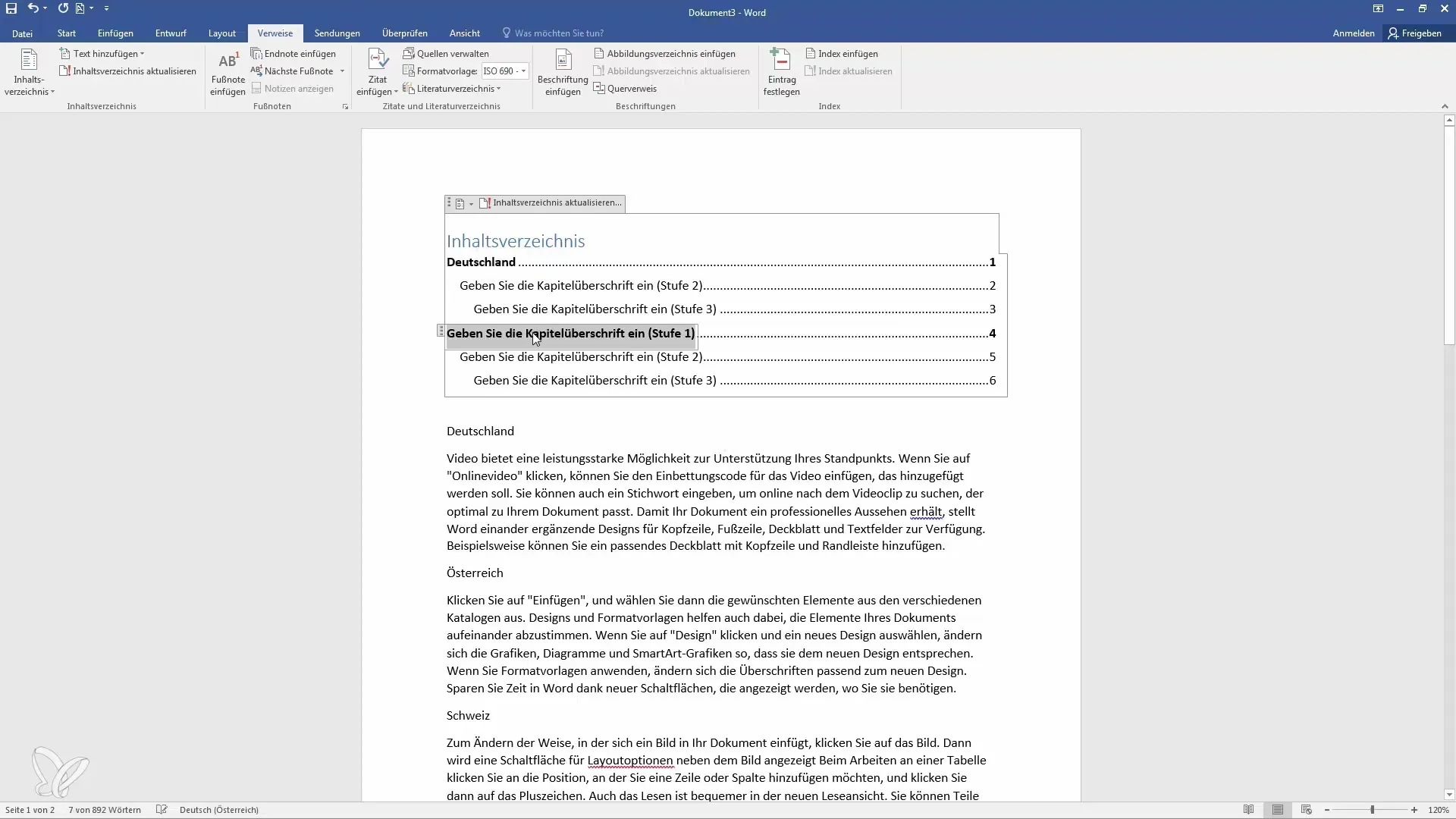 Crear un índice manual en Word de manera eficiente