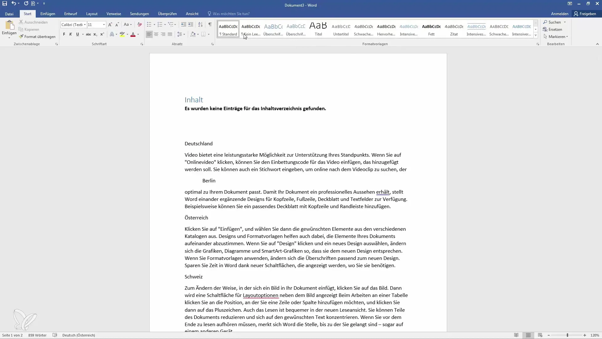 Automatische inhoudsopgave maken en aanpassen in Word