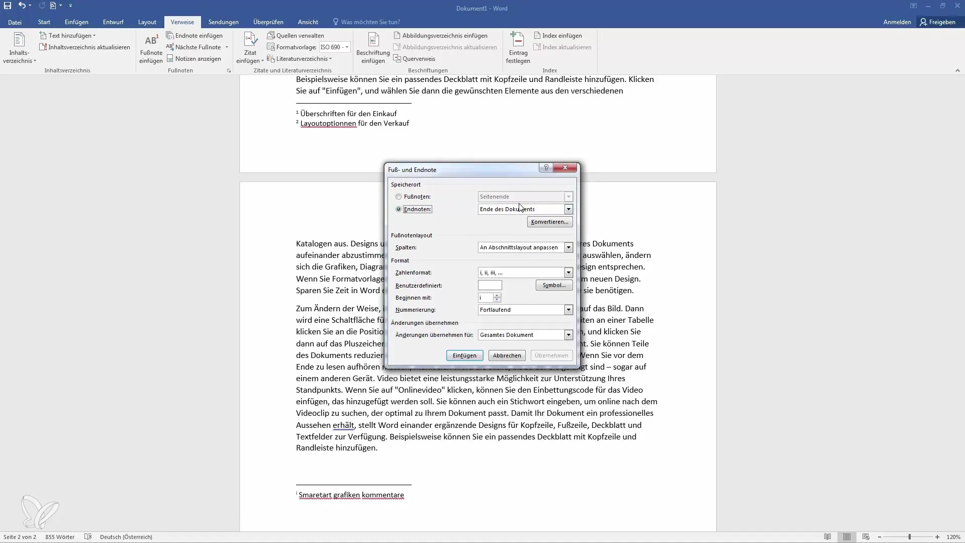 Utilizar notas de rodapé e notas de fim de forma eficiente no Word