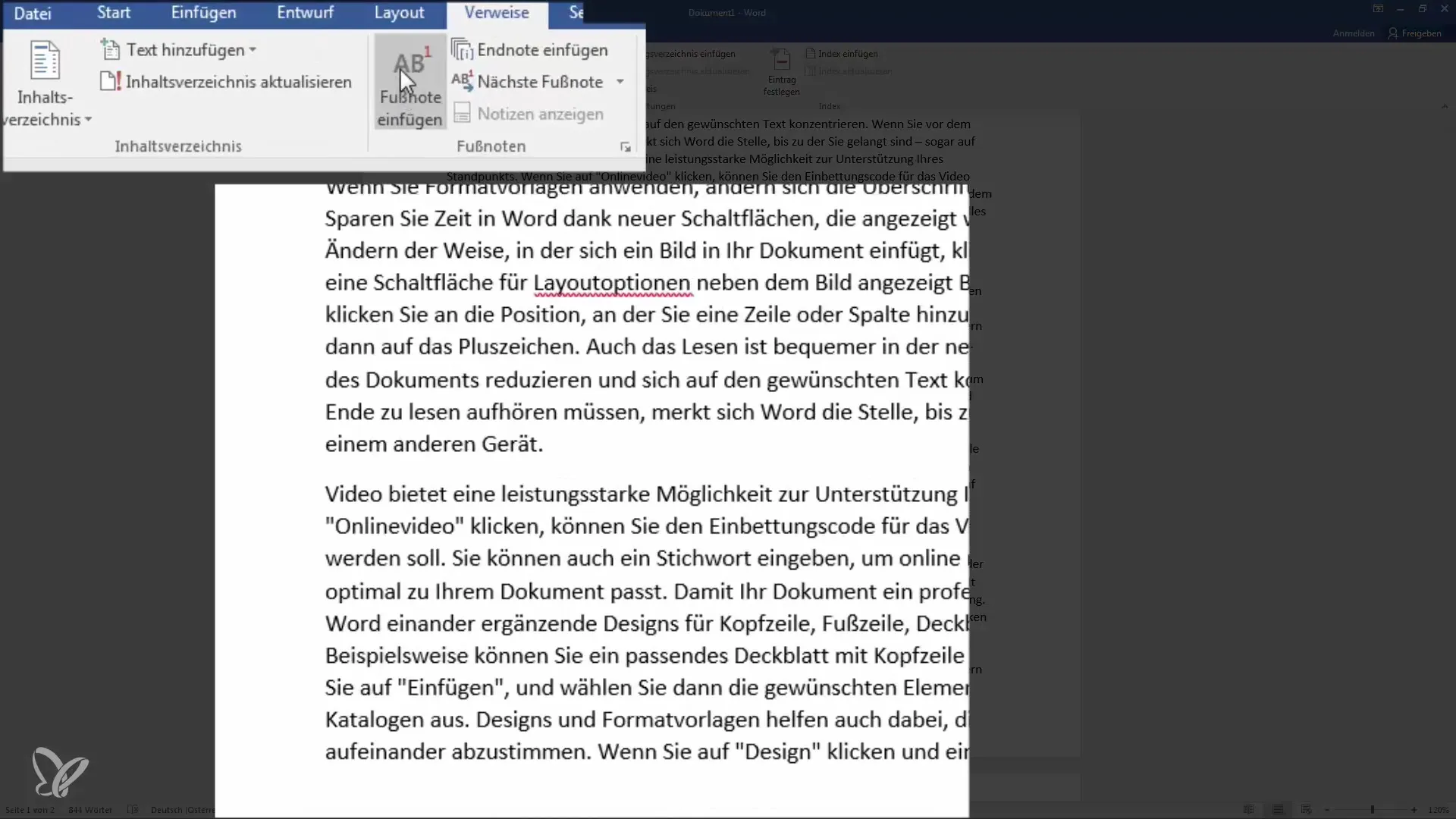 Efficiënte noten en eindnoten gebruiken in Word