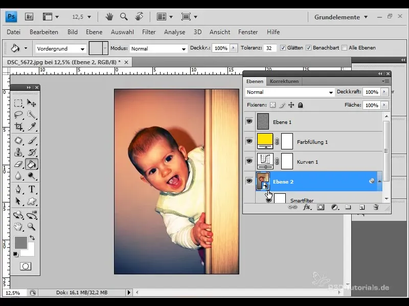 Realizzare lo sviluppo incrociato digitale in Photoshop