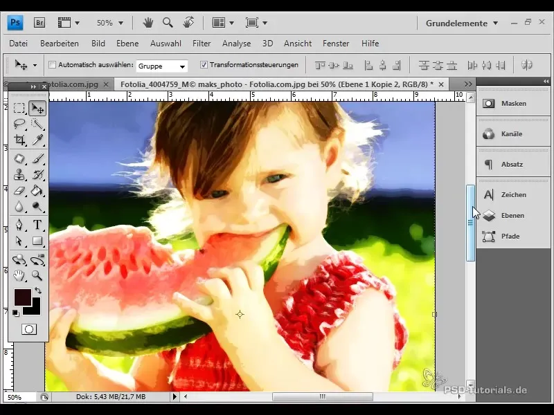 Create watercolor effect in Photoshop yourself Create watercolor effect in Photoshop yourself