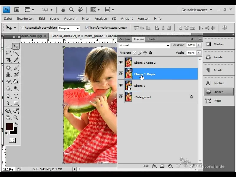 Akvarelės efekto kūrimas "Photoshop" programoje