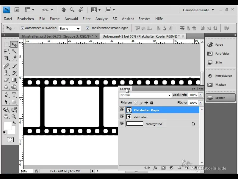 Creare strisce cinematografiche con riflessi e scambi rapidi