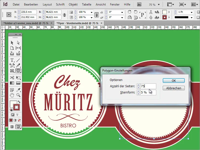 Profesyonel bir menü kartı Adobe InDesign ile tasarlanıyor - Bölüm 2