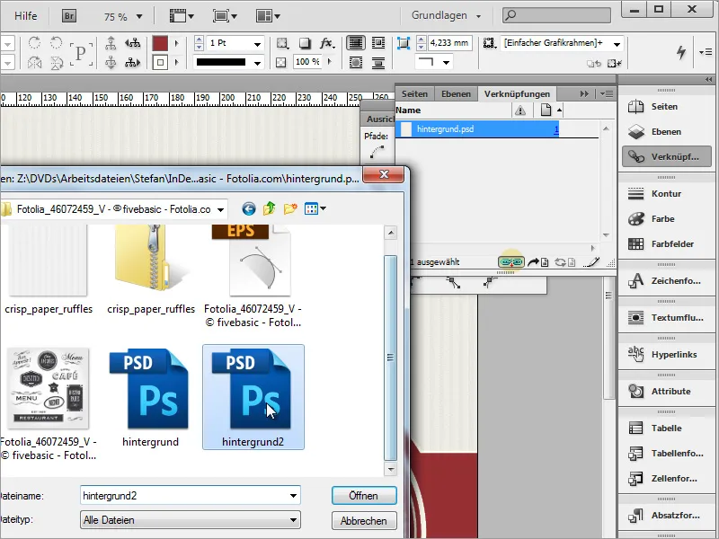 Designta en professionell meny i Adobe InDesign - Del 2