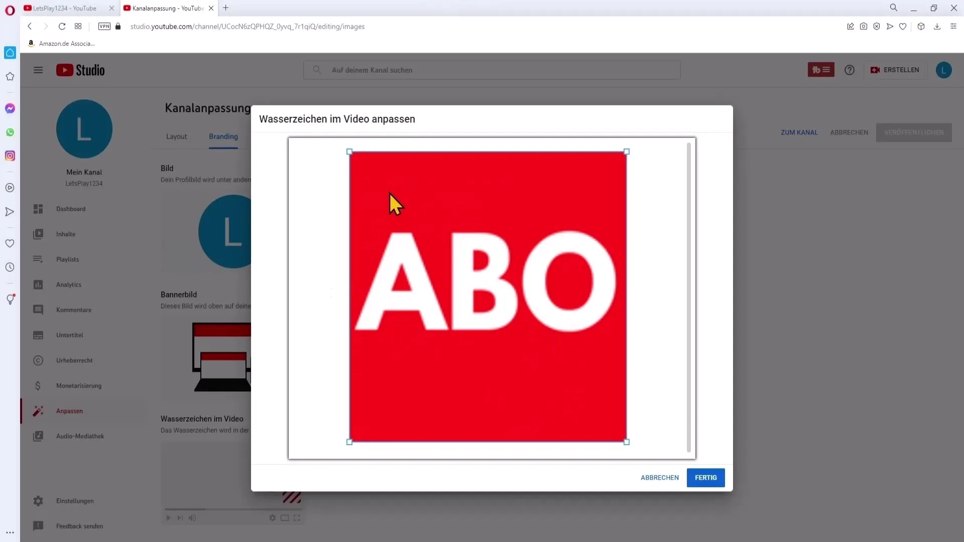 Create a free watermark for your YouTube channel Create a free watermark for your YouTube channel