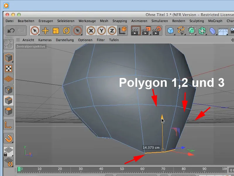 Modélisation dans CINEMA 4D - Entraînement créatif : Partie 02 - Préparation de l'objet de base