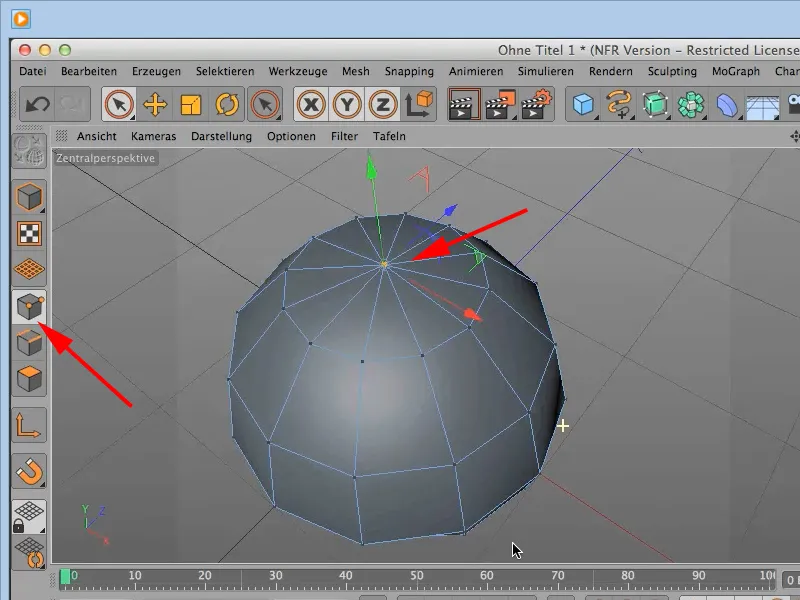 Tvorba soch v CINEMA 4D - Kreativní trénink: Část 02 - Příprava základního objektu