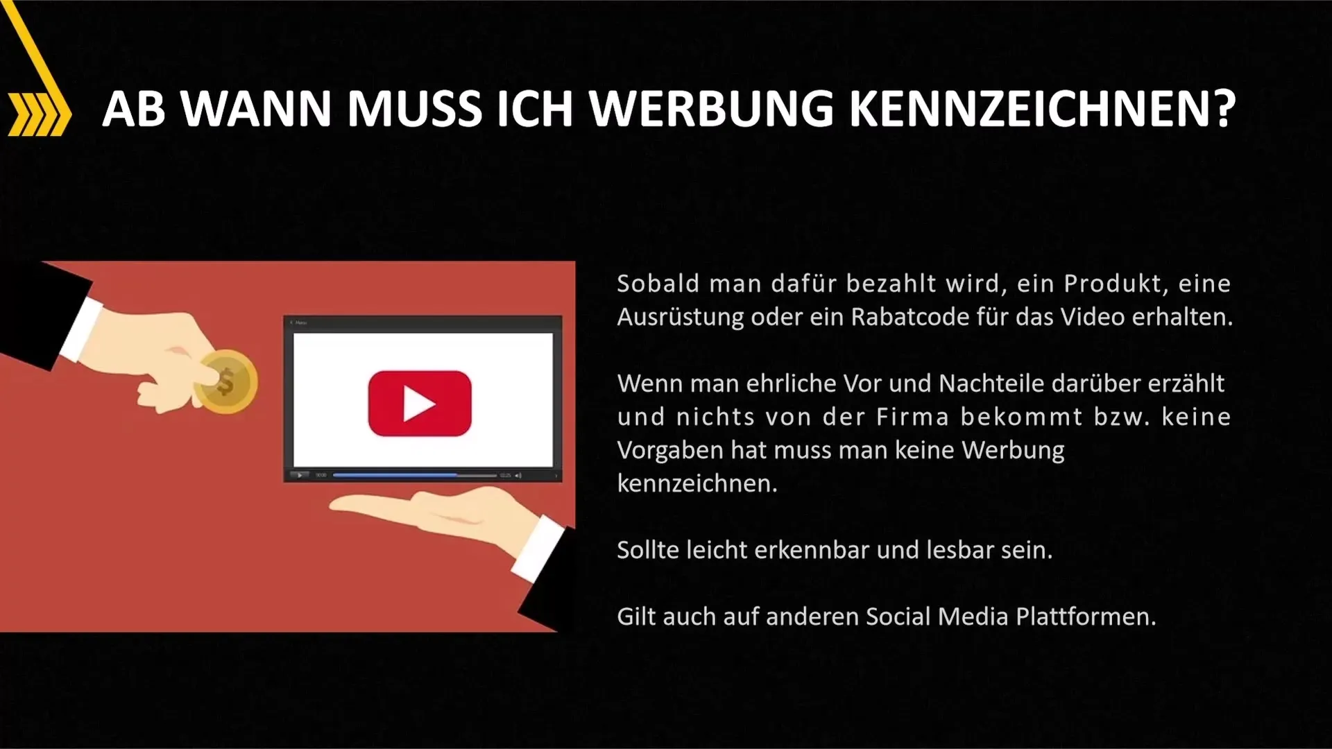 Penandaan yang tepat untuk iklan dan tautan afiliasi di YouTube