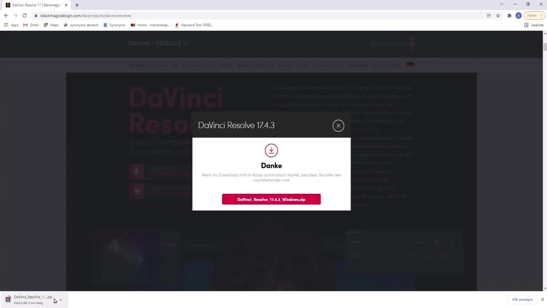 Pemasangan DaVinci Resolve gratis menjadi mudah