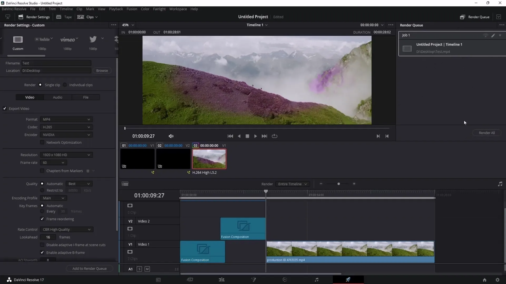 Memulai DaVinci Resolve untuk pengeditan video yang efisien