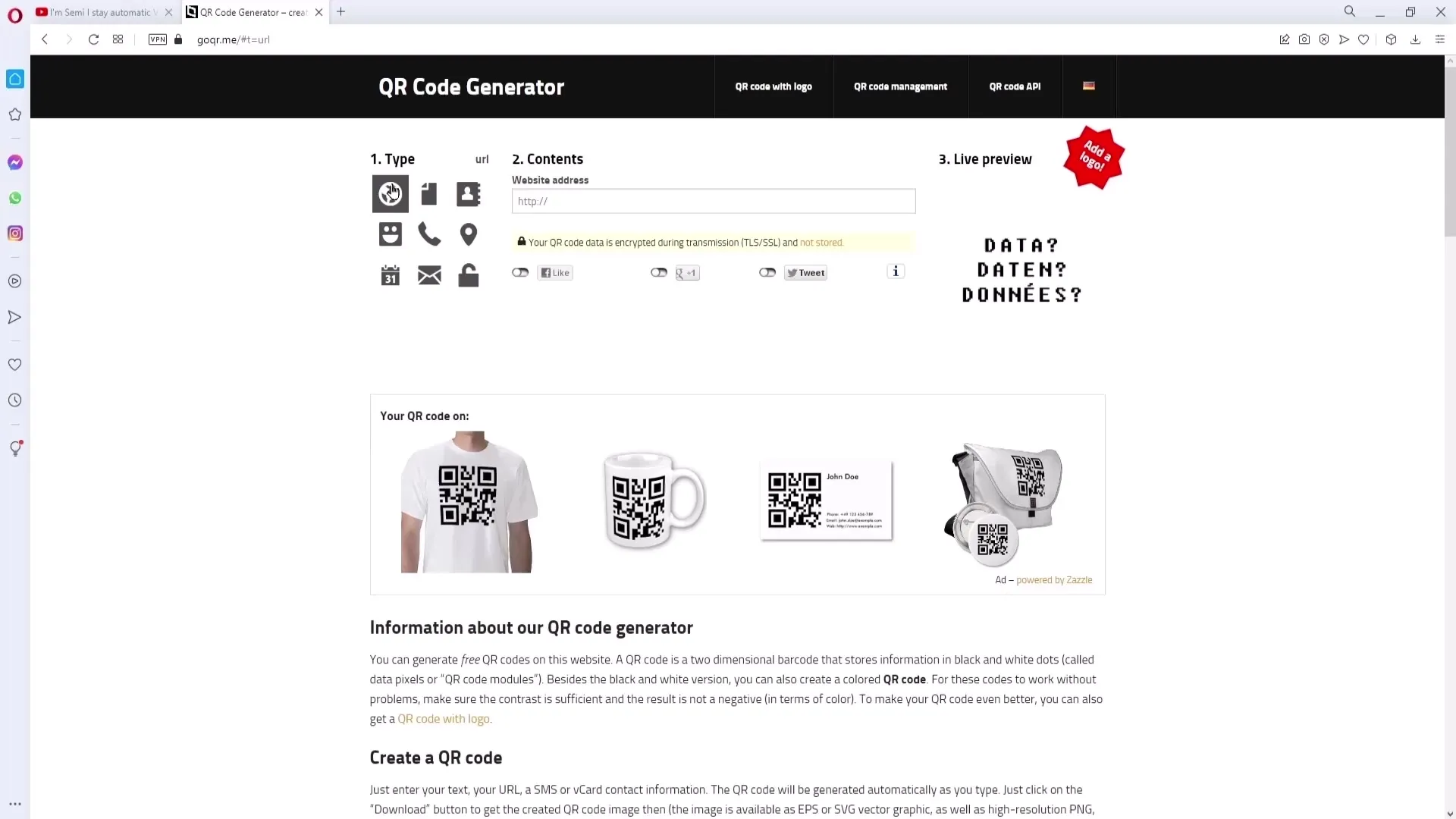 Créez facilement des QR codes pour votre chaîne YouTube