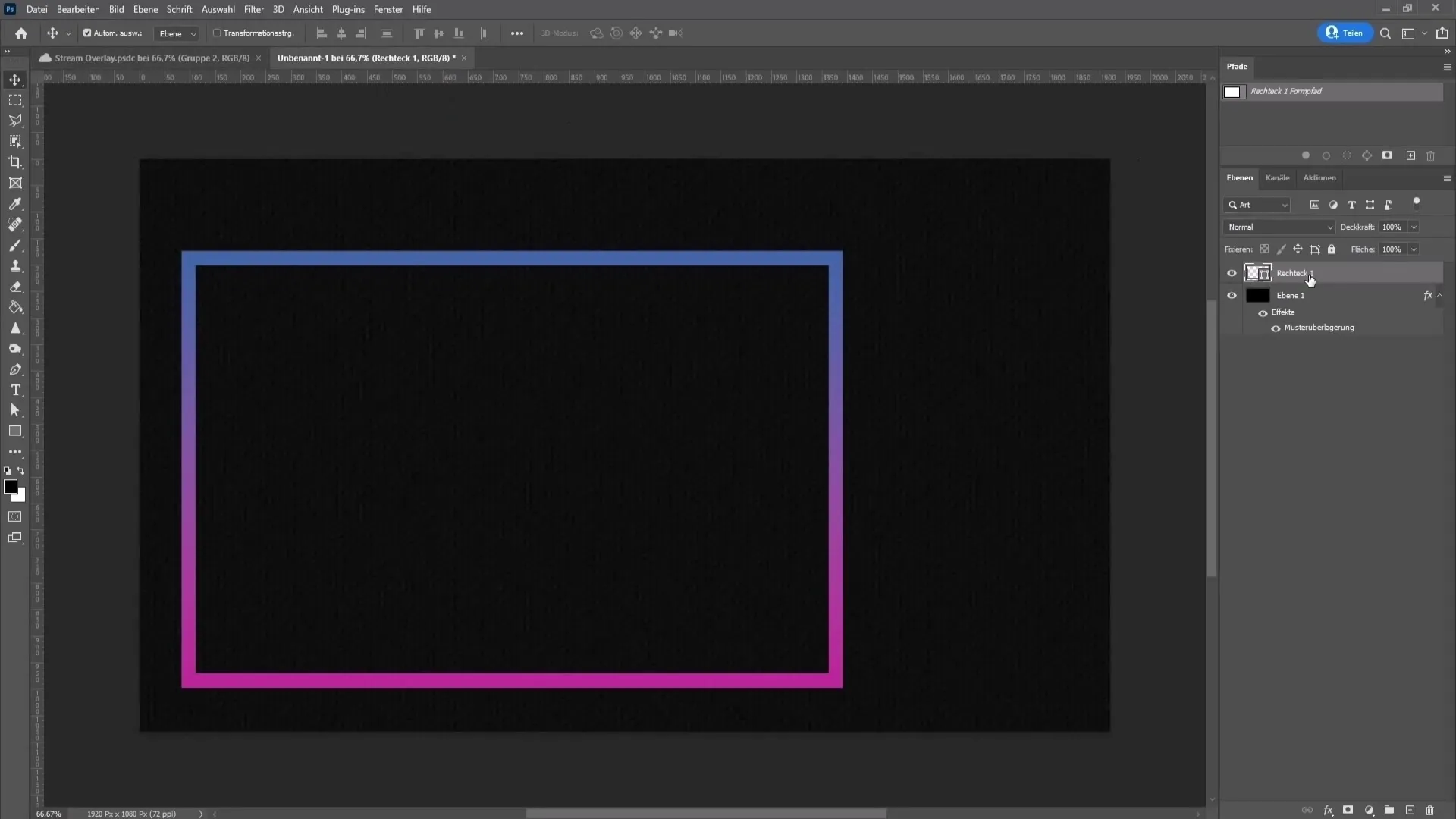 Створюйте накладання потоку за допомогою Photoshop для YouTube і Twitch