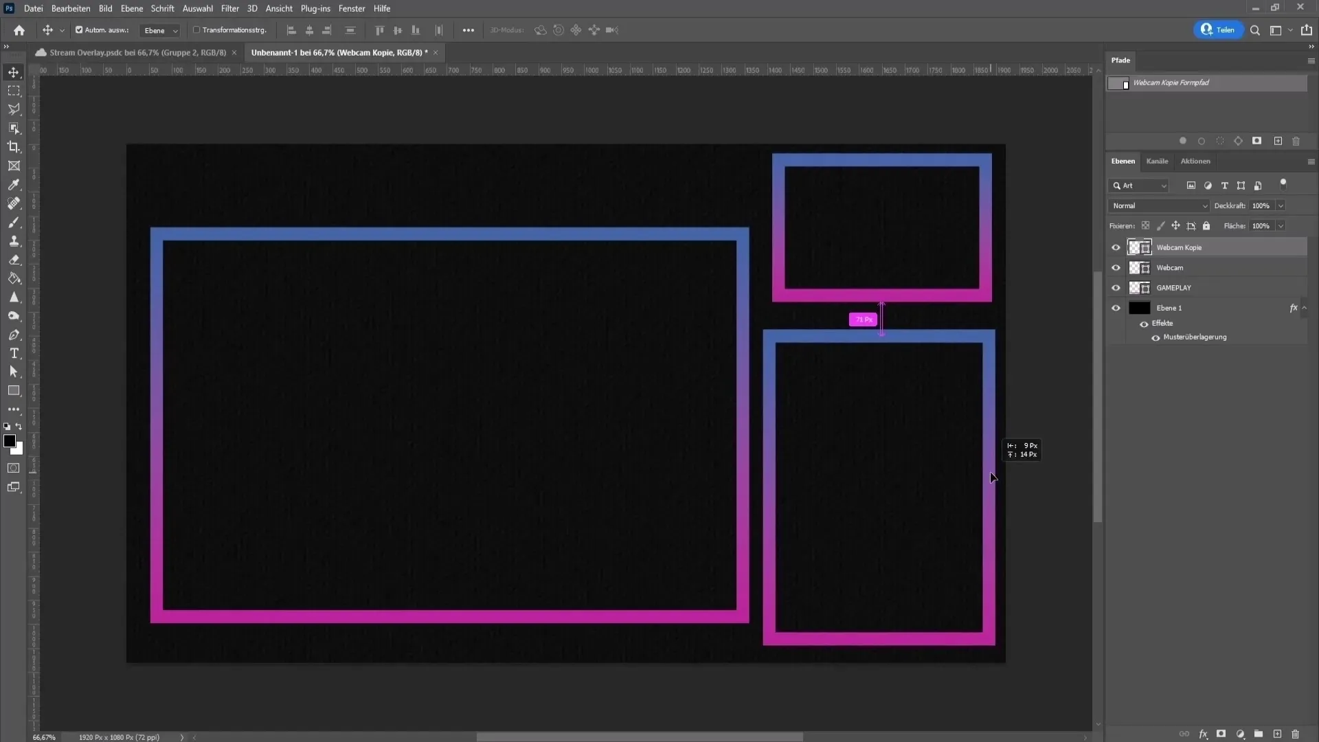 Membuat overlay streaming dengan Photoshop untuk YouTube dan Twitch