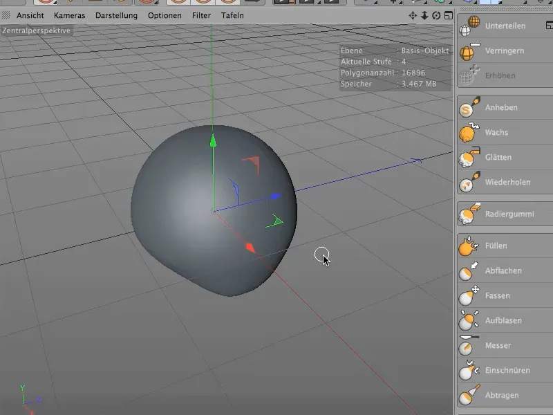 Sculpter dans CINEMA 4D - Formation créative : Partie 03 - Réglages