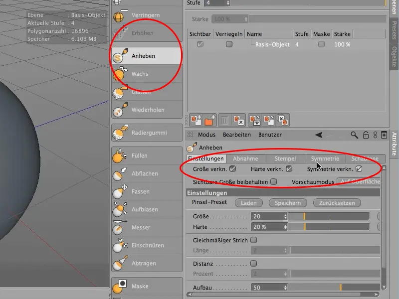 Sculpting in CINEMA 4D - Creative Training: Part 03 - Settings