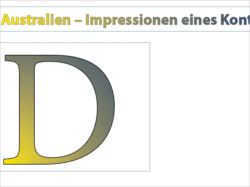 Das Verlaufsfarbfeld-Werkzeug in InDesign