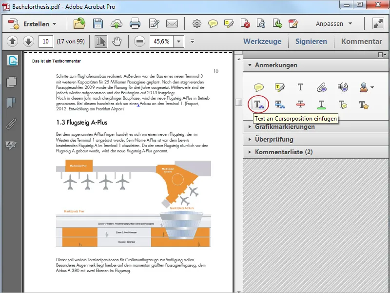 Herramientas de anotación y comentario en Acrobat