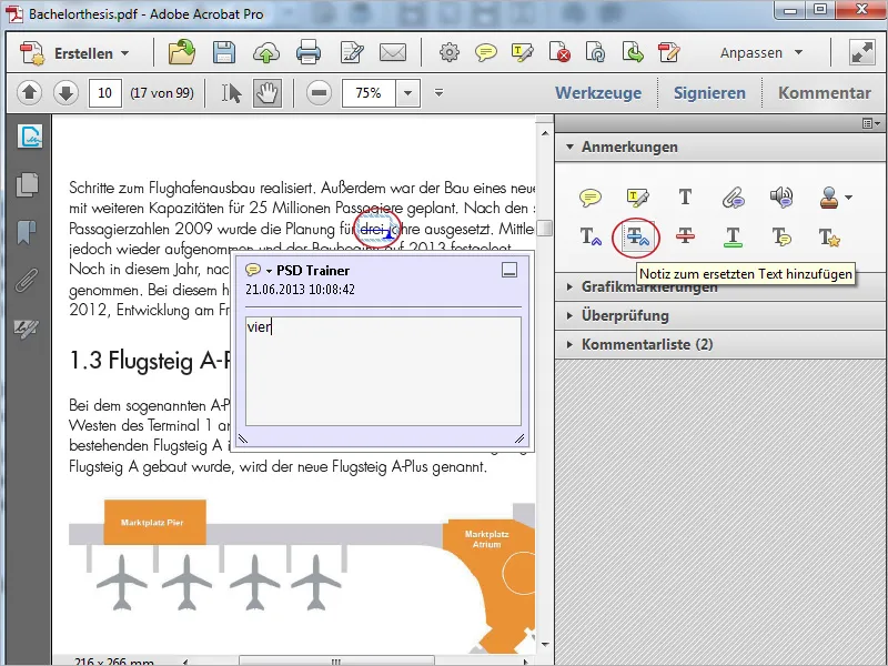 Märkuste ja kommentaaride tööriistad Adobe Acrobat'is