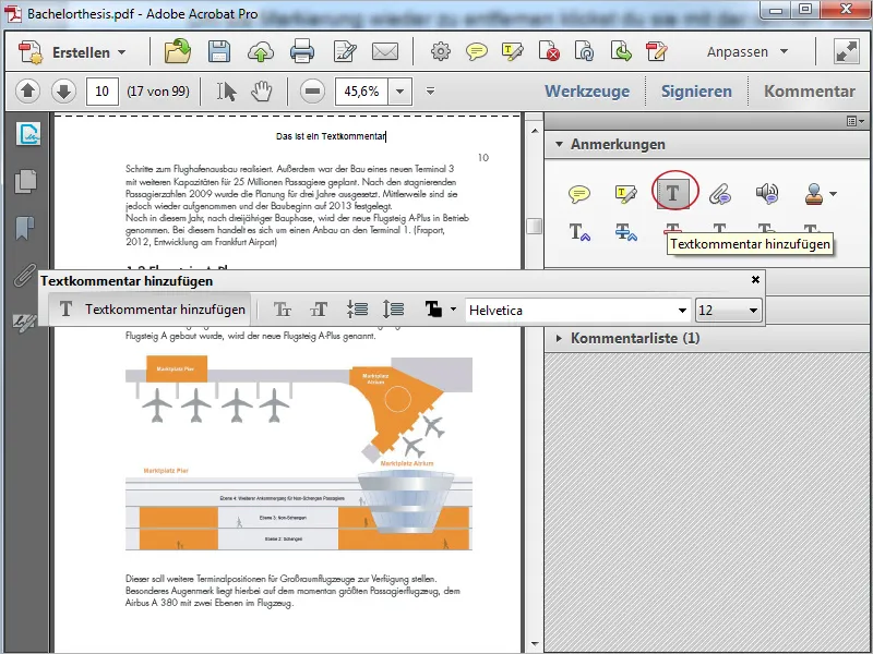 Herramientas de anotación y comentario en Acrobat