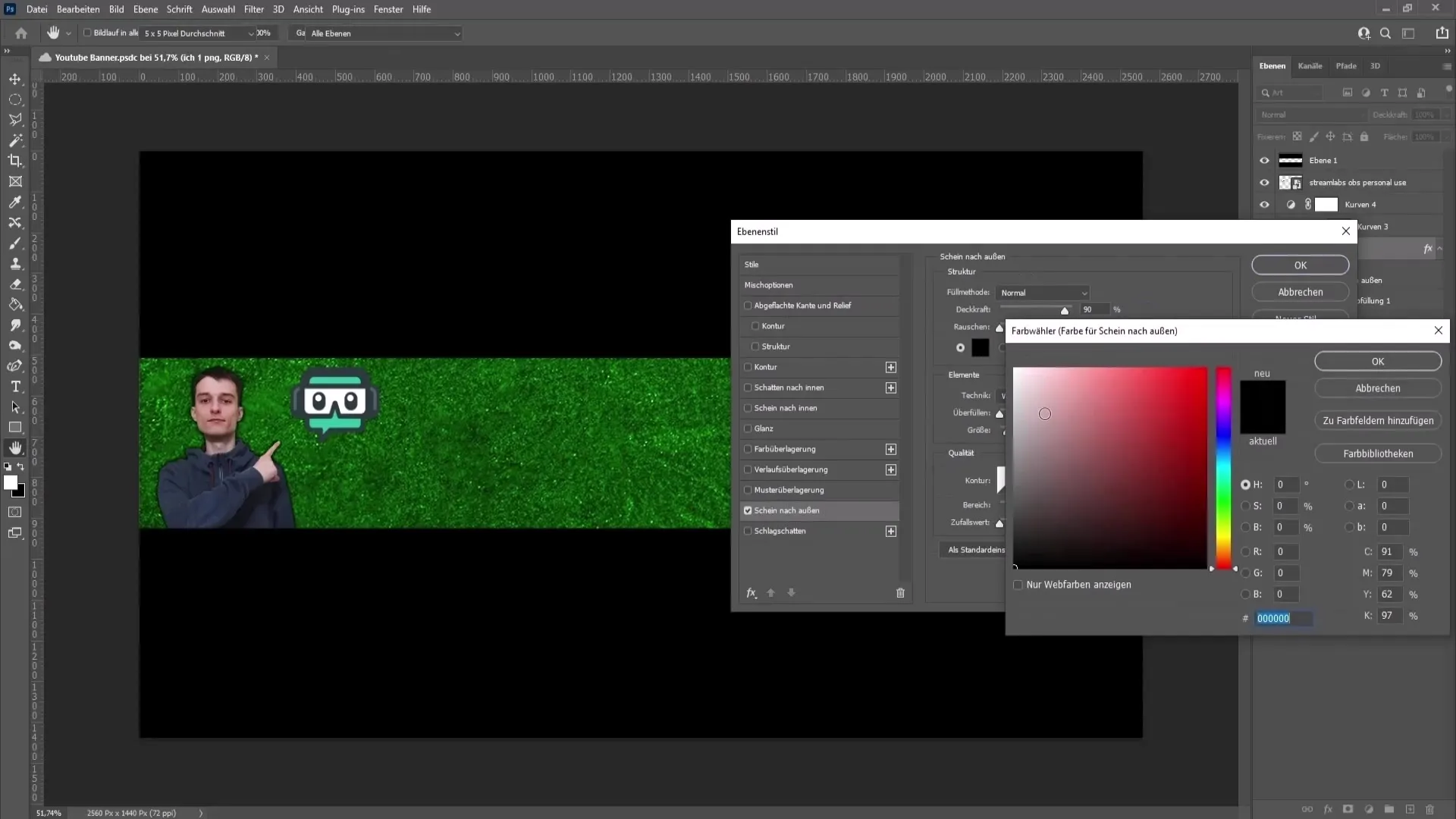 Membuat banner YouTube secara efektif dengan Photoshop