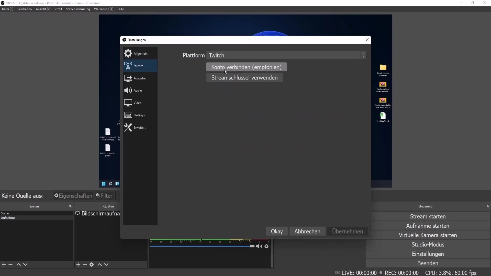 Perekaman video gratis dengan OBS Studio