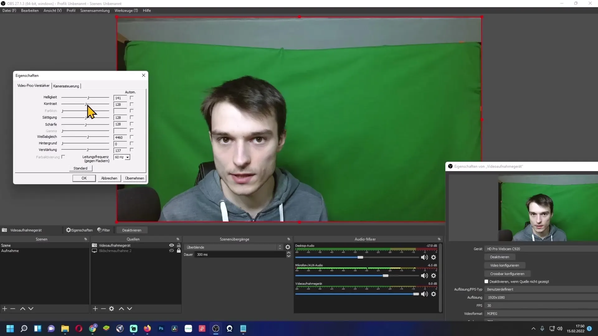 Configurer correctement votre webcam - Guide pour OBS Studio